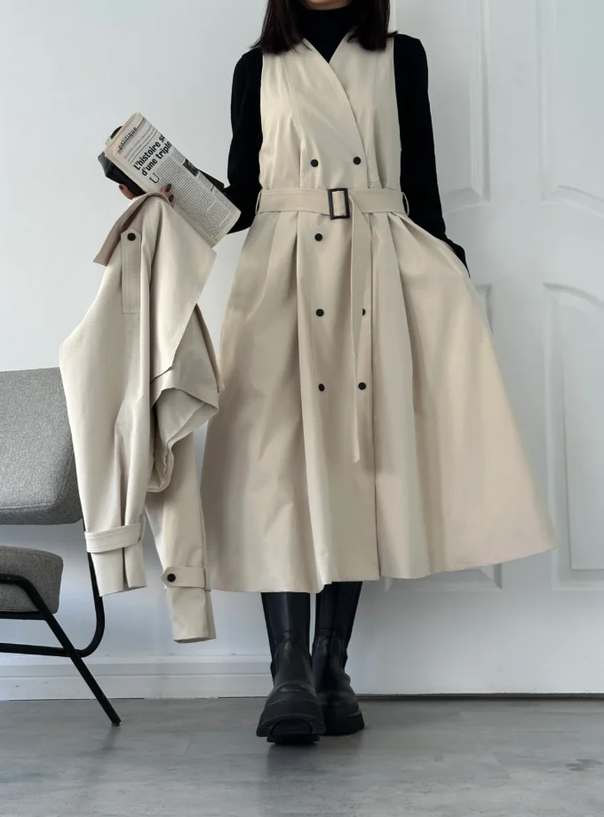 سارافون و کت بارانی Mist