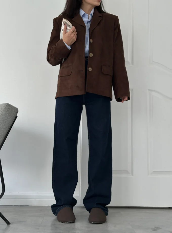 کت مستر قهوه ای