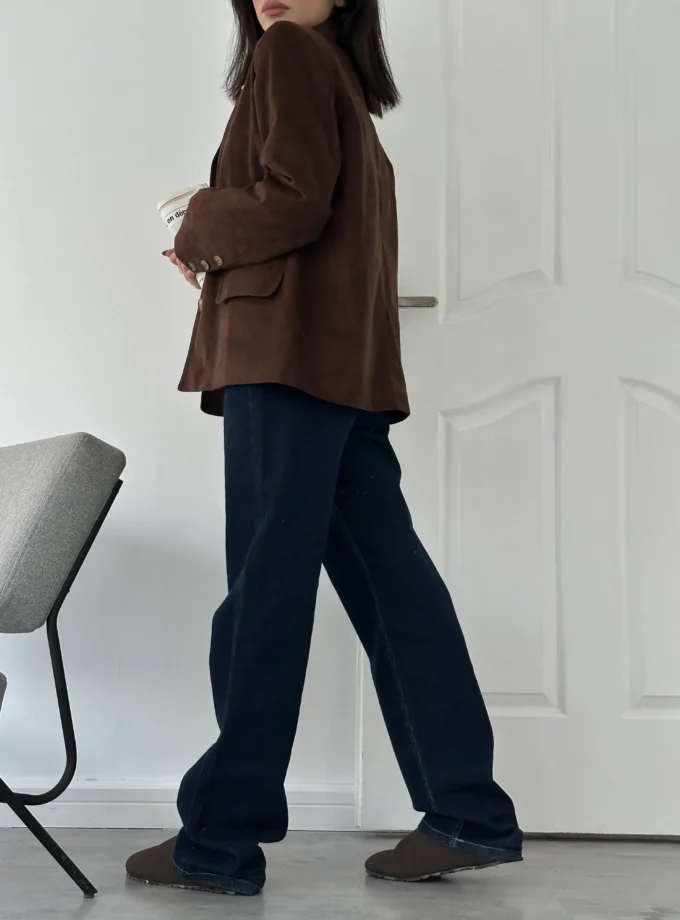 کت مستر قهوه ای