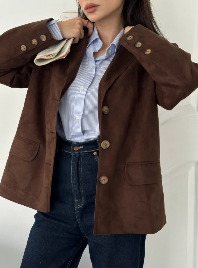 کت مستر قهوه ای