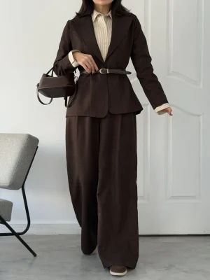 استایل ساچلی قهوه ای